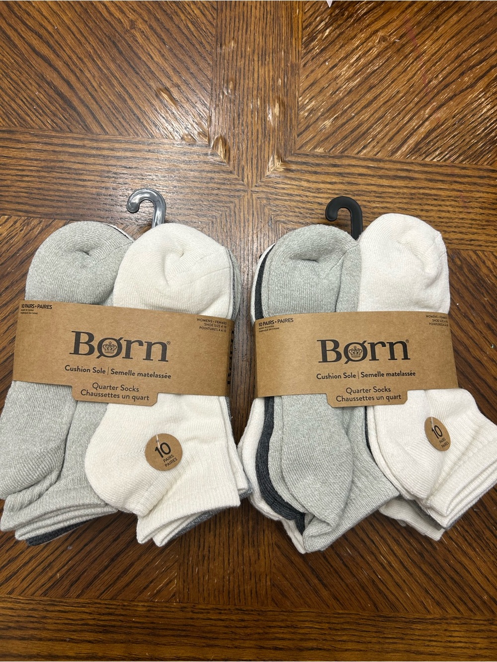 Born women Quarter Cushion sole Socks 20 pairs
